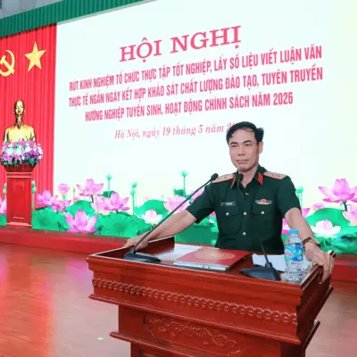HỌC VIỆN HẬU TỔ CHỨC HỘI NGHỊ RÚT KINH NGHIỆM TỔ CHỨC THỰC TẬP TỐT NGHIỆP, LẤY SỐ LIỆU VIẾT LUẬN VĂN, THỰC TẾ NGẮN NGÀY KẾT HỢP CHỈ ĐẠO THỰC TẬP, KHẢO SÁT CHẤT LƯỢNG ĐÀO TẠO, TUYÊN TRUYỀN HƯỚNG NGHIỆP TUYỂN SINH, HOẠT ĐỘNG CHÍNH SÁCH NĂM 2026